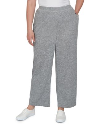 Plus Size Brushed Heather Pull-On Pants