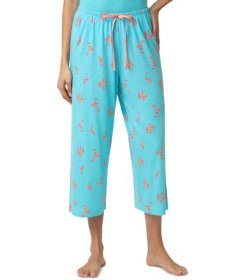Women's Printed Capri Mid-Rise Pants