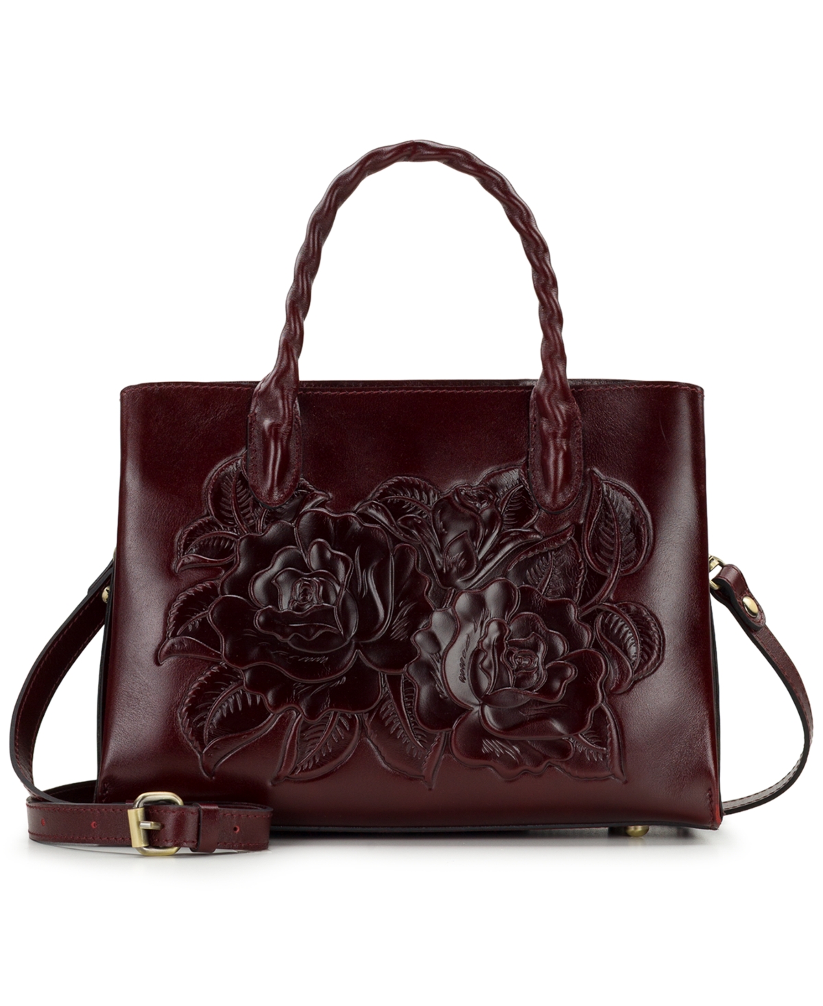 Patricia Nash Genovese Medium Leather Top Handle Bag
