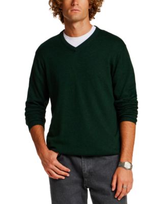 Men's Cashmere Holiday V-Neck Sweater