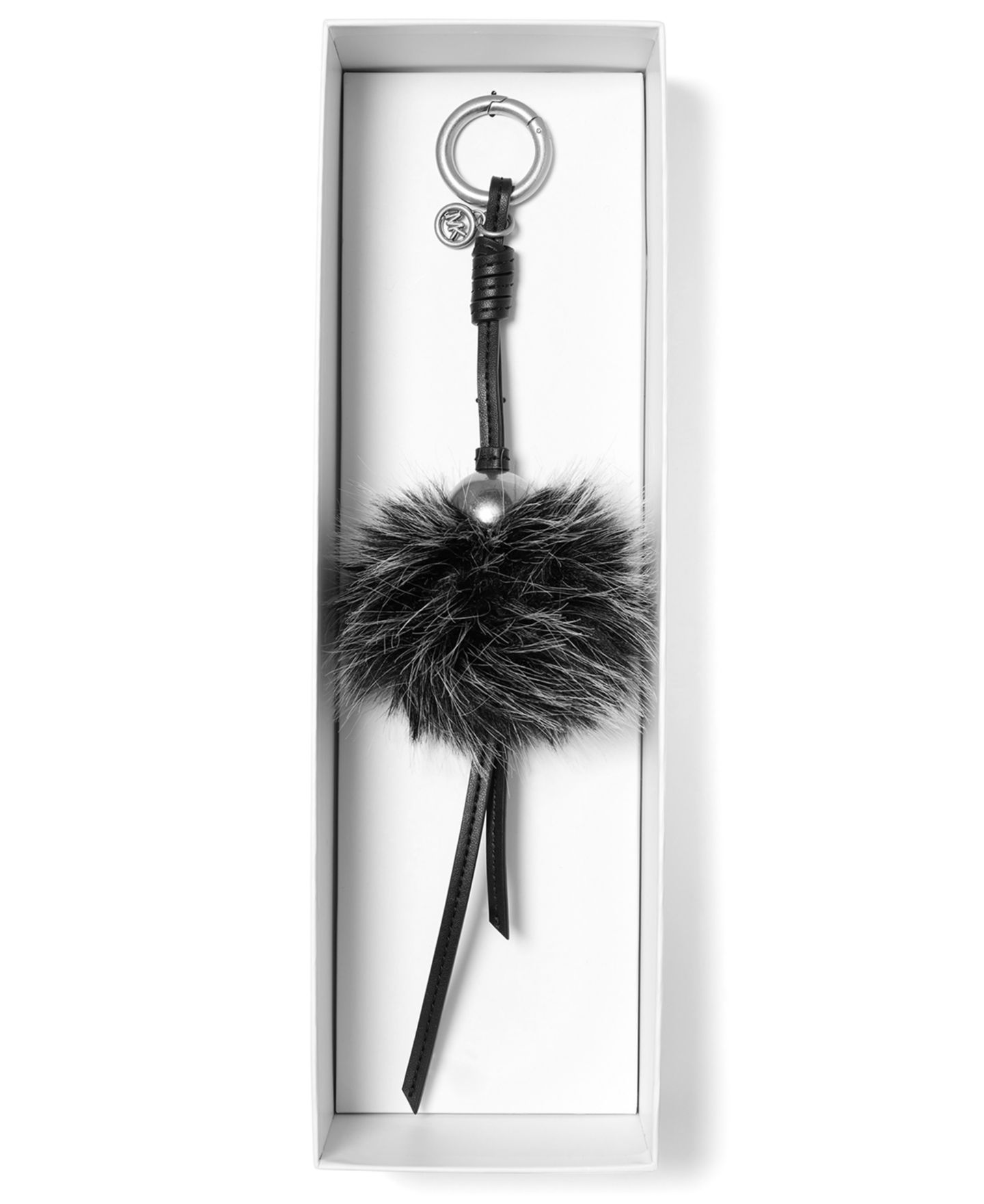 Женский брелок Michael Kors Novelty Bead Bag Charm, цвет: Чёрный — фото 3