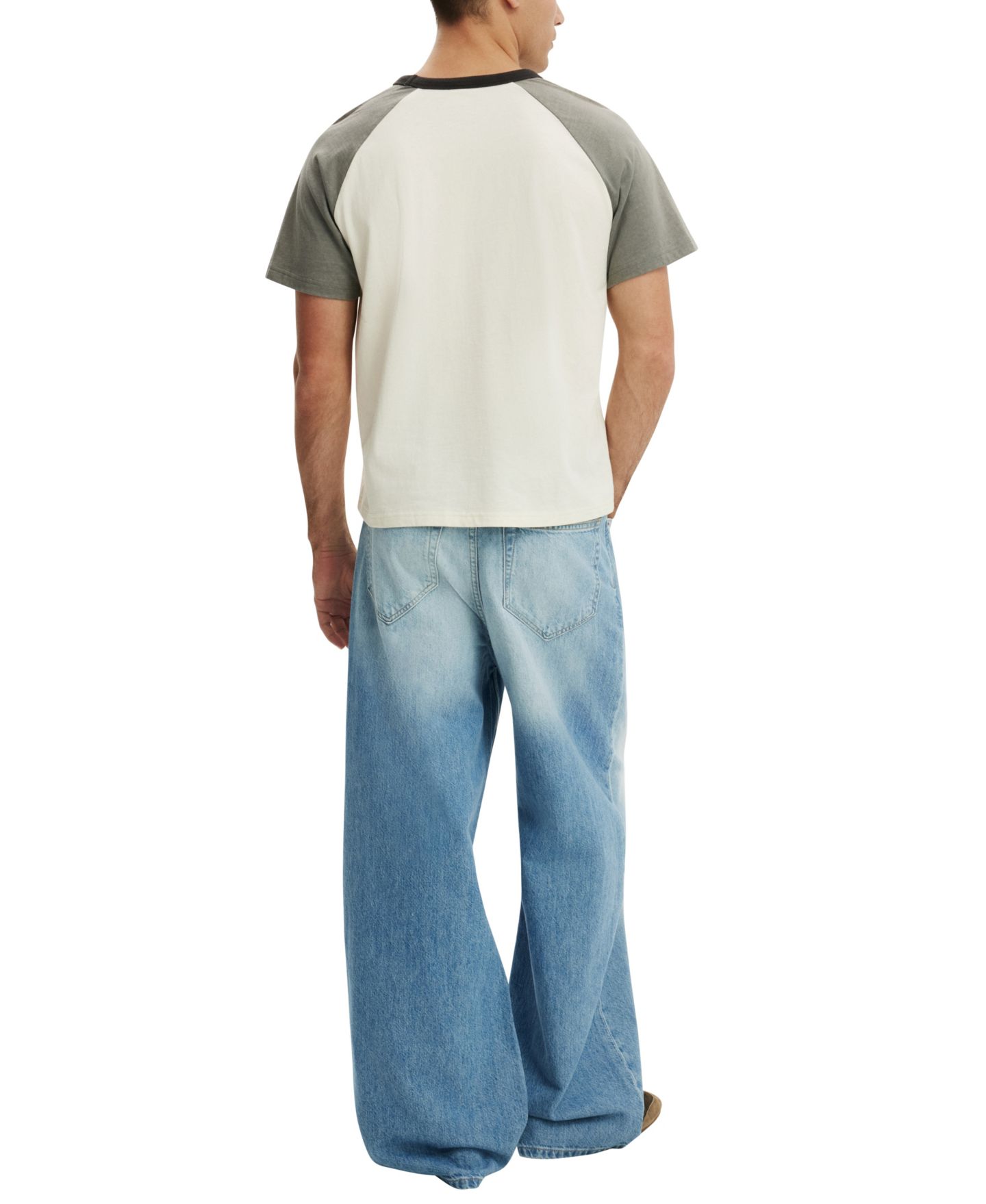 Мужские джинсы COTTON ON Super Baggy Jean, цвет: Синий — фото 7