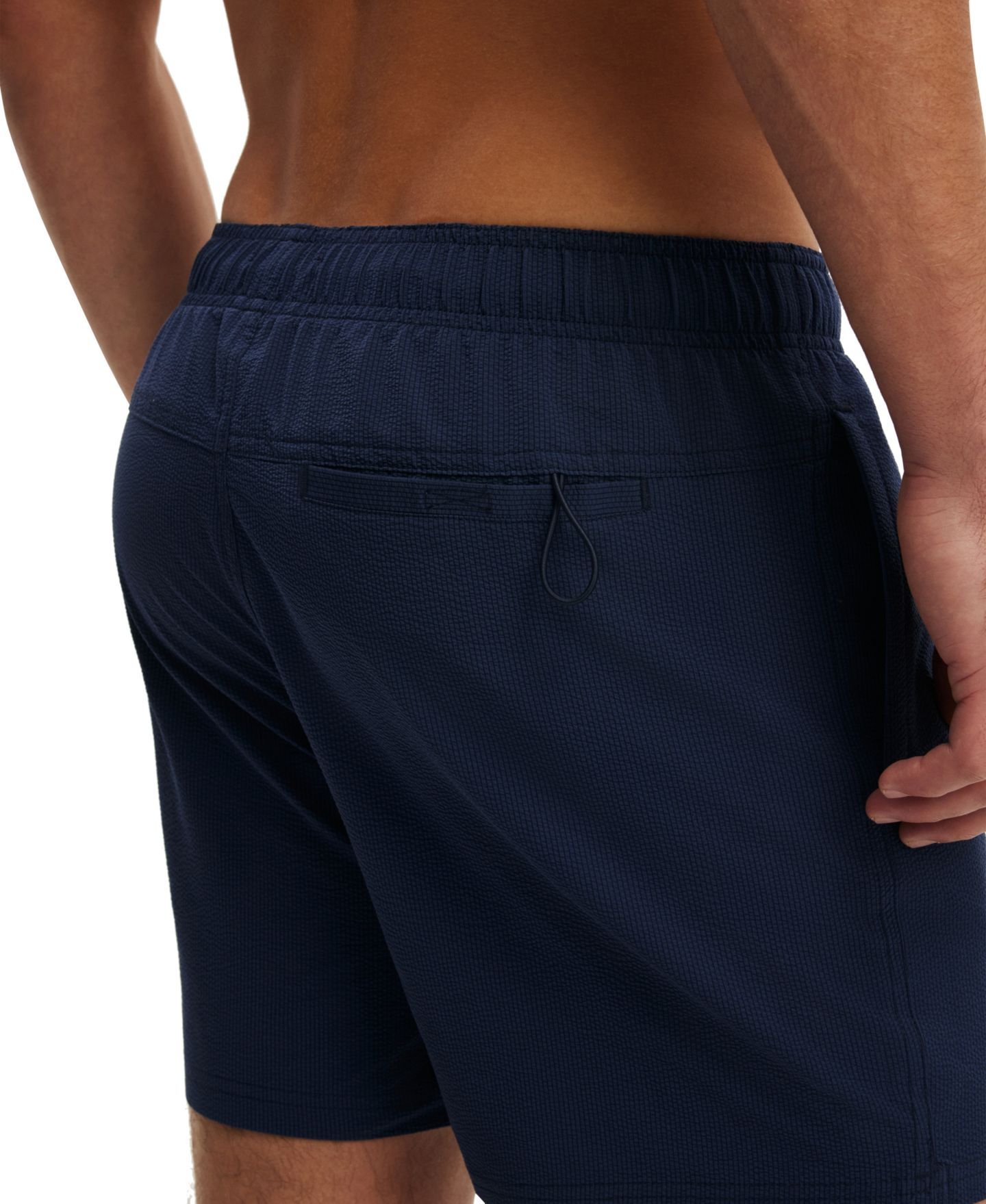 Мужские шорты Cotton On Active Stretch Swim Shorts, 6" Inseam, цвет: Тёмно-синий — фото 3