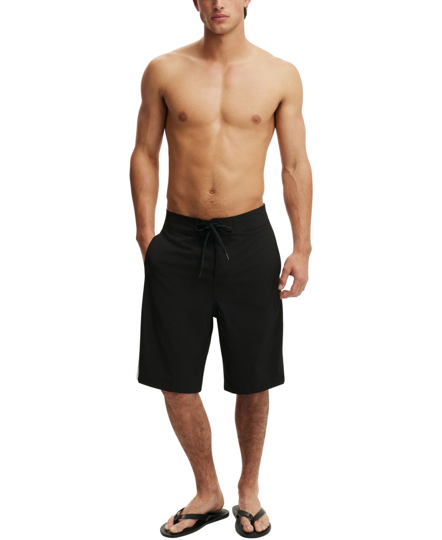 Мужские шорты Cotton On Super Baggy Y2K Board Shorts, 11" Inseam, цвет: Чёрный — фото 2