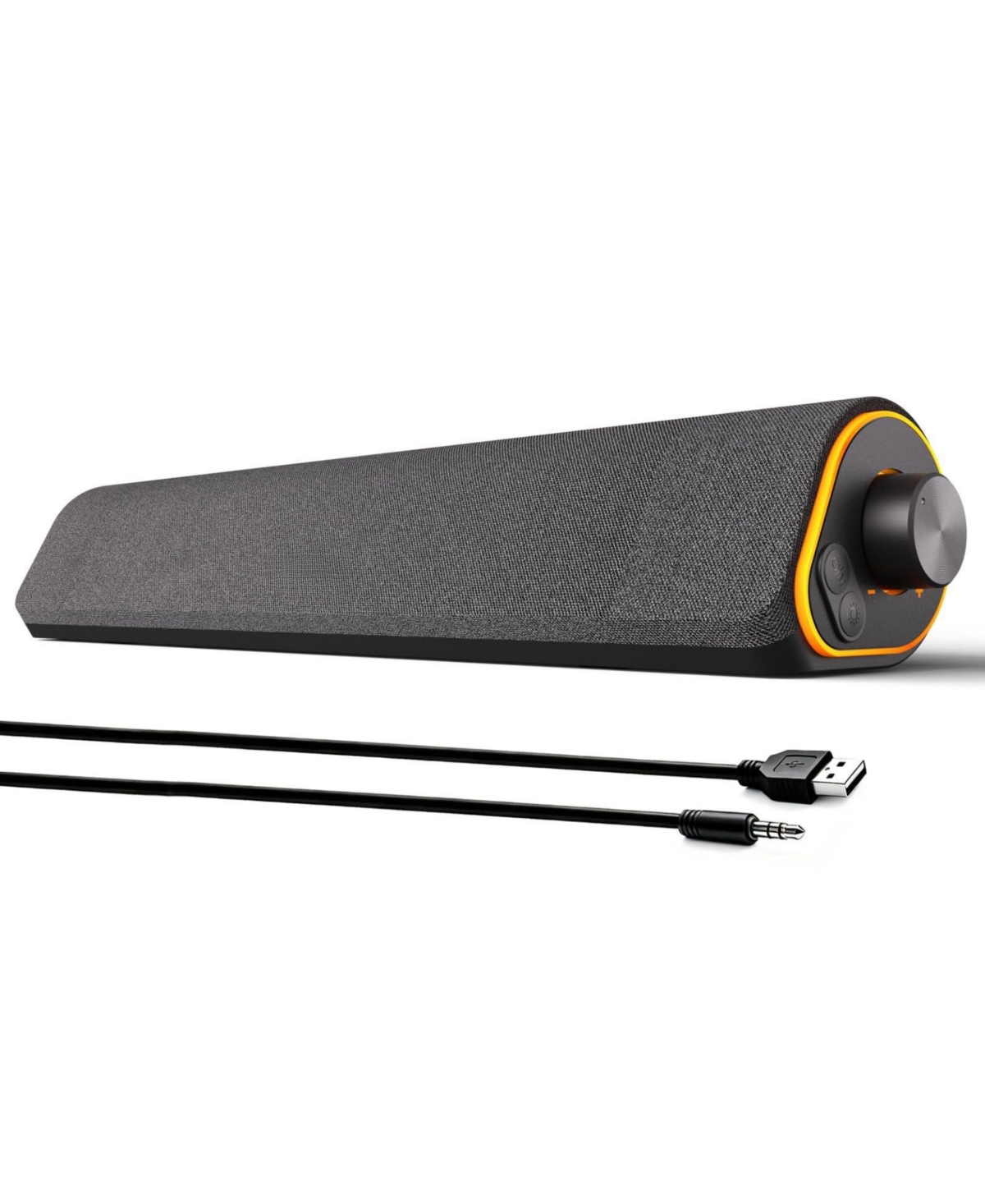 Lofree R50 10W Colorful Led Bluetooth Desktop Soundbar - Dark grey