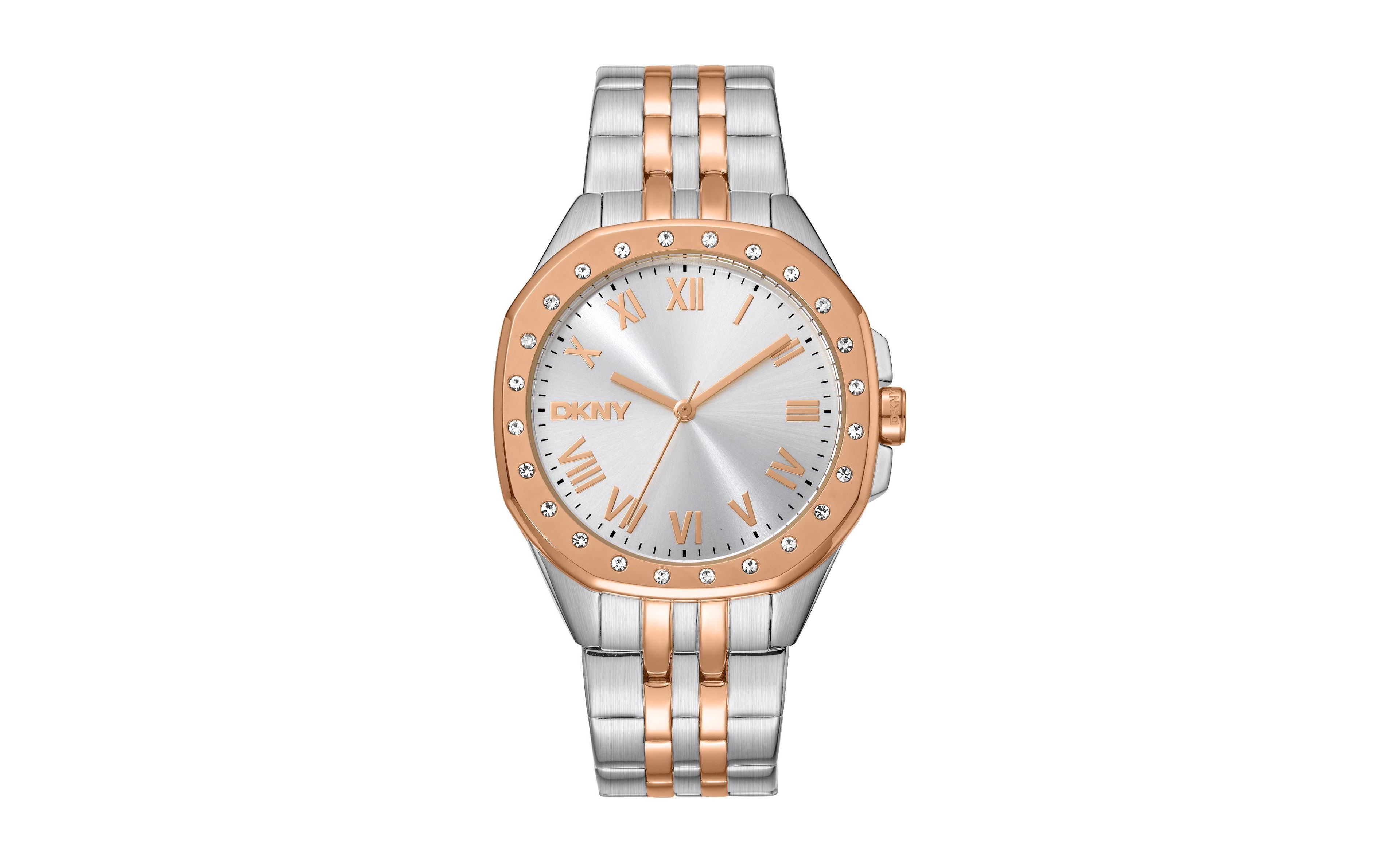 Dkny Women's Evening Quartz Two-Tone Stainless Steel Bracelet Watch, 36mm