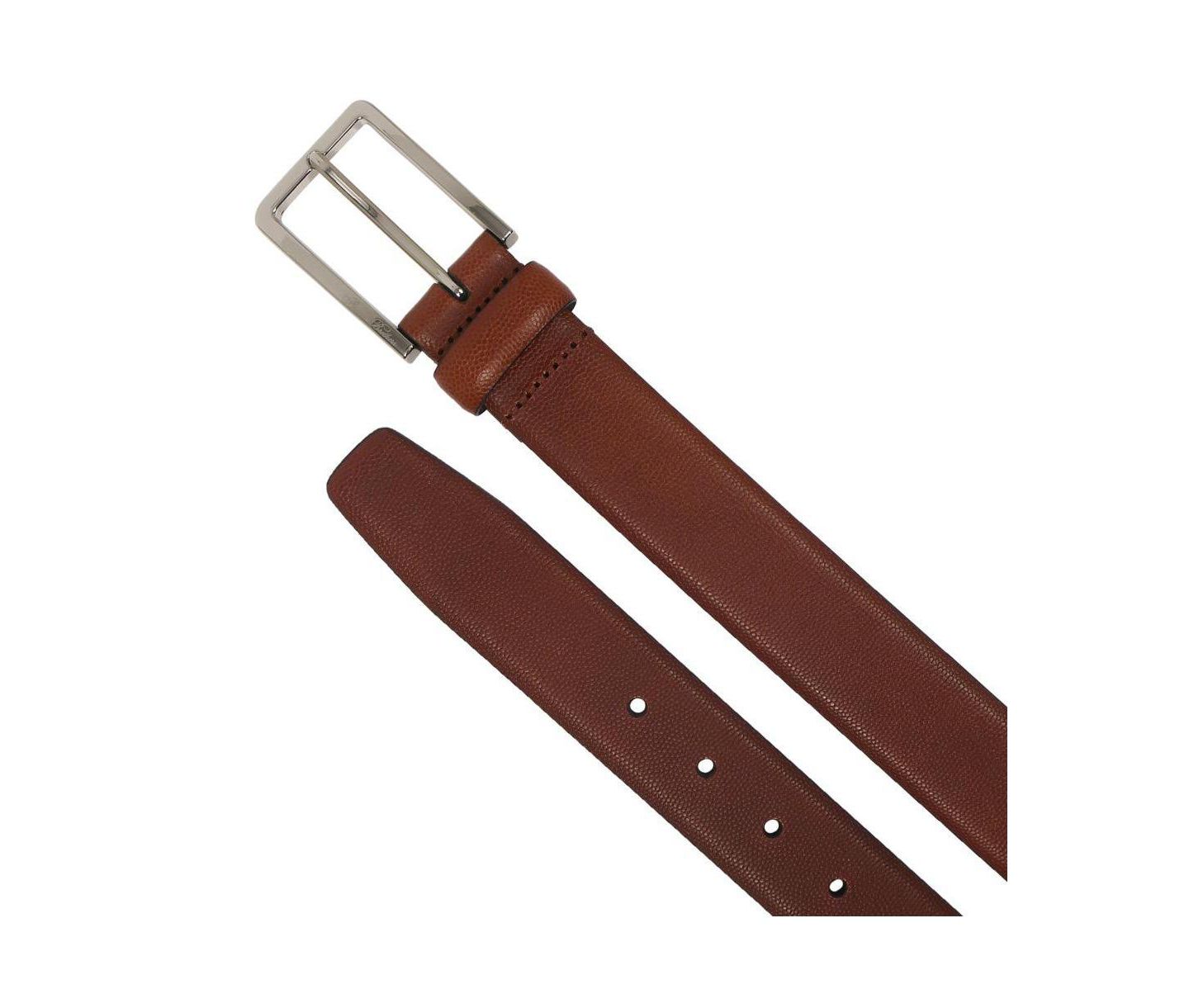 Мужской топ Brooks Brothers из кожи с тиснением, Made in Italy, цвет: Коньячный — фото 3