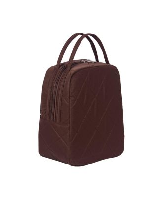 Lunch Tote Bag Thermal Cooler Quilted Women Work Outdoor Camping