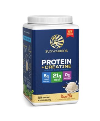 Warrior Strength Protein with Creatine Powder, Vanilla, 35.6 Ounce