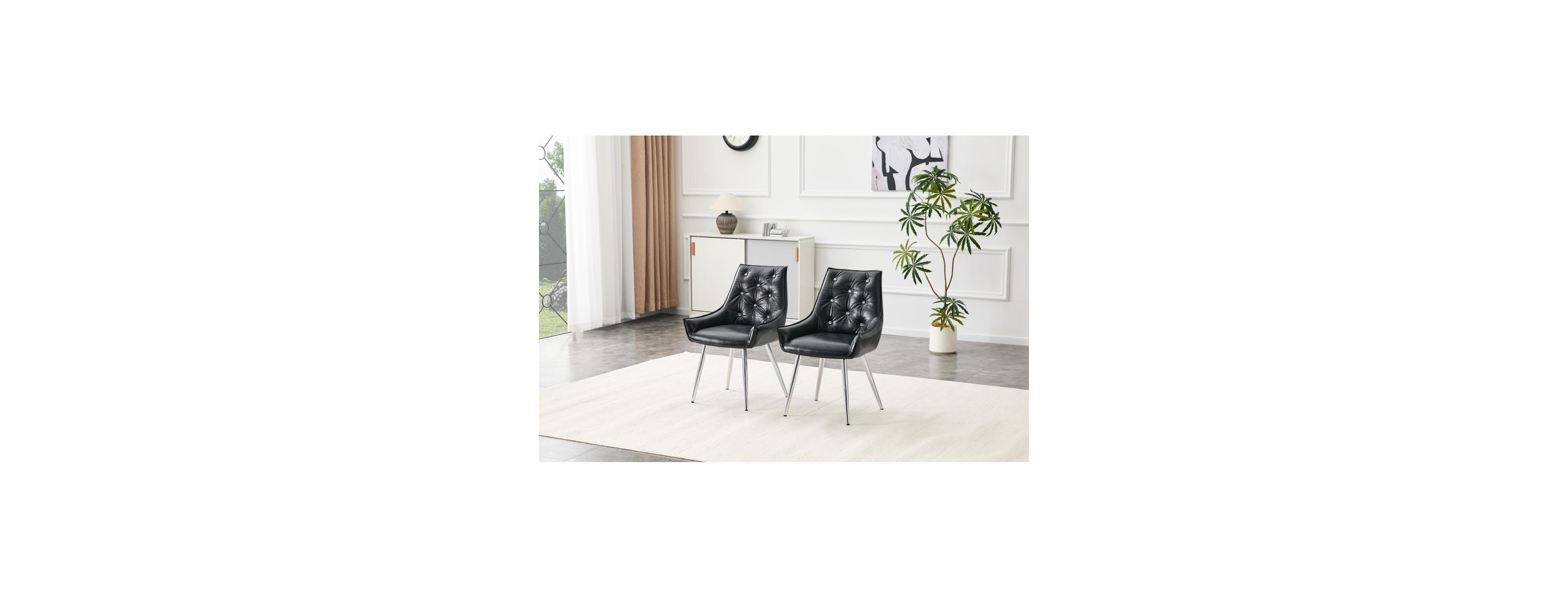 Streamdale Furniture Crocodile Pu Leather Accent Chair with Chrome Legs