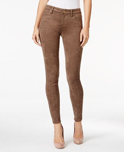 Kut from the Kloth Mia Faux-Suede Skinny Pants