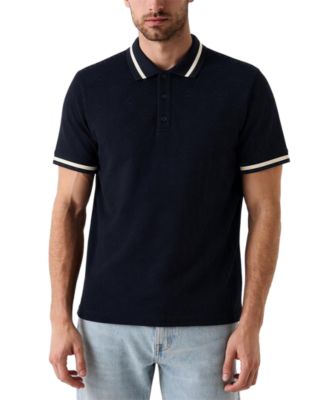 Men's Wallace Slim-Fit Monogram-Print Polo Shirt