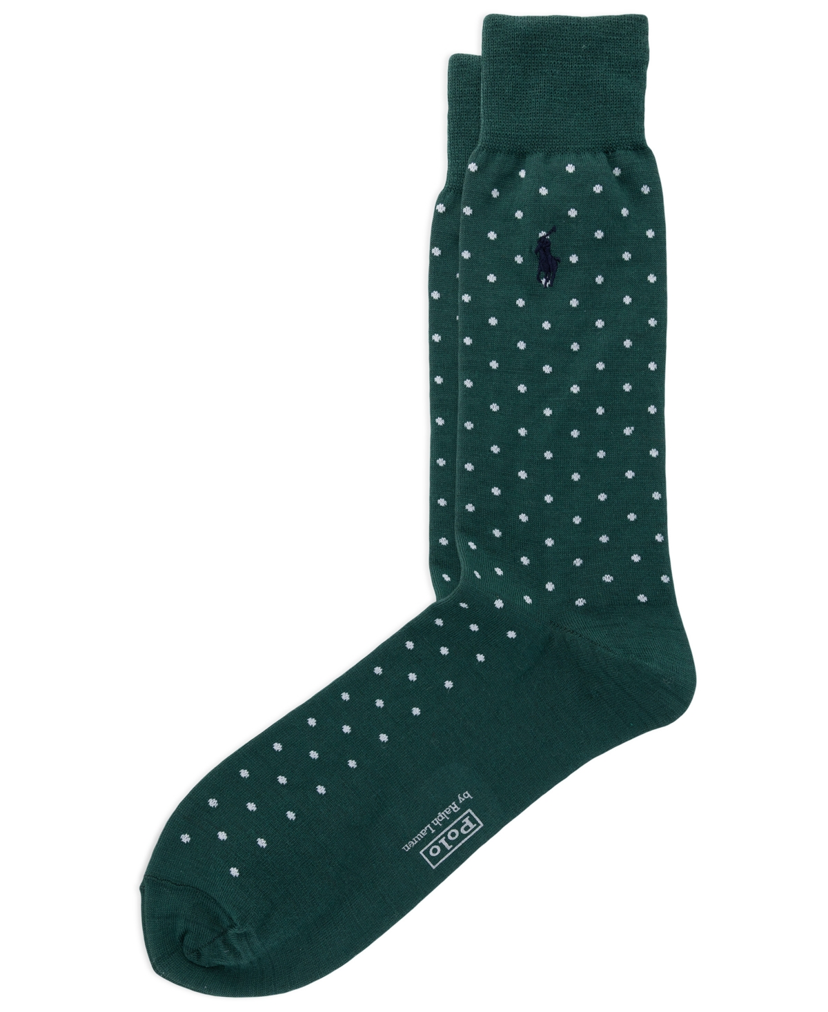 Polo Ralph Lauren Men's Merino Wool-Blend Dot Crew Socks