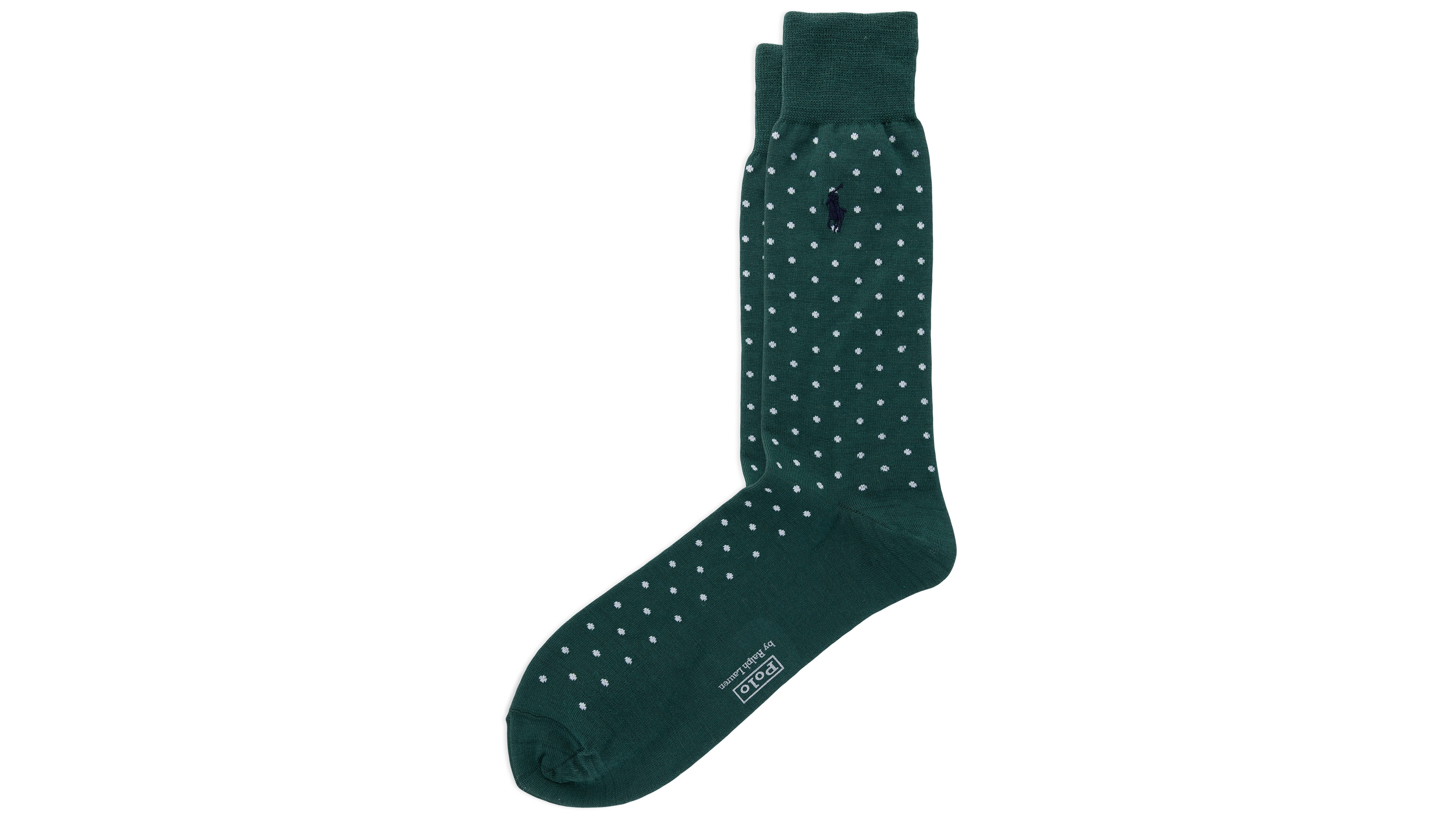 Polo Ralph Lauren Men's Merino Wool-Blend Dot Crew Socks