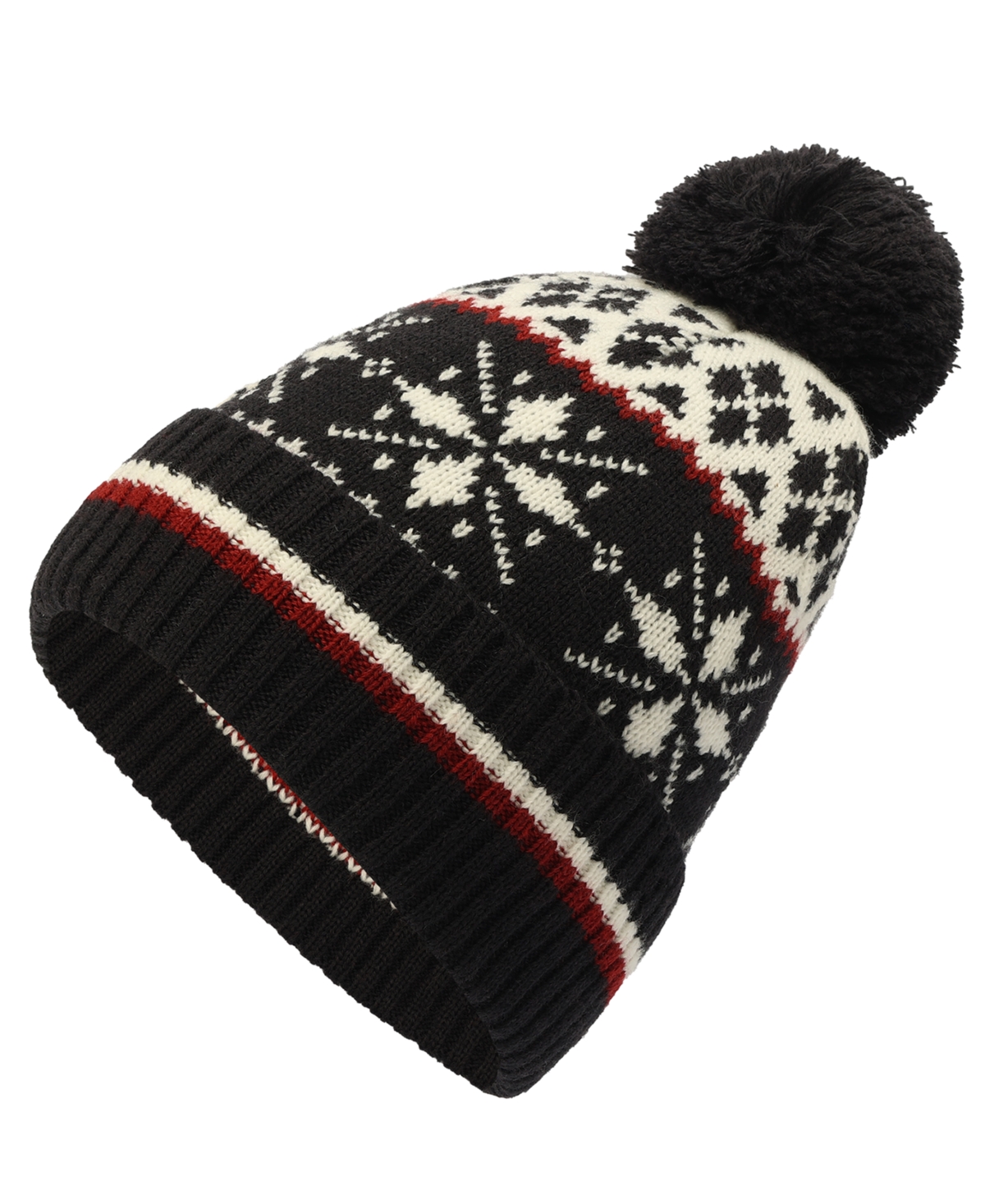 Tommy Hilfiger Men's Fair Isle Pom-Pom Beanie - Navy multi