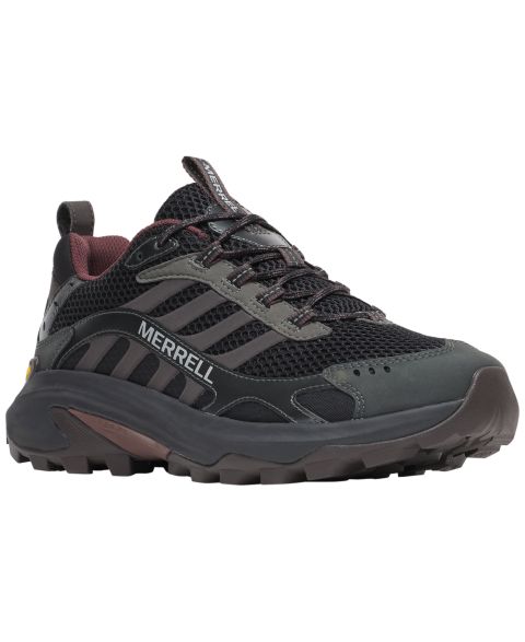 Мужские кроссовки Merrell Moab Speed 2 Vent 2K SE Trail Running Low Top, цвет: Чёрный