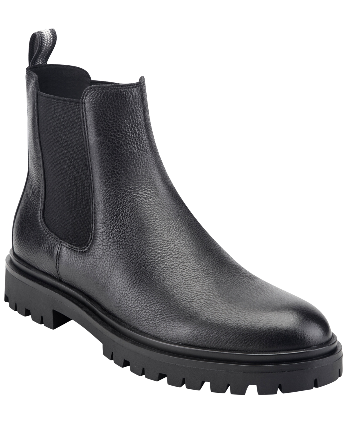 Kenneth Cole New York Baylin Leather Chelsea Lug-Sole Boots