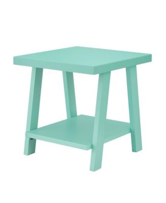 Athens Contemporary Wood Shelf End Table