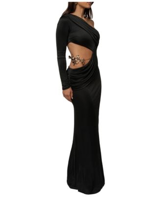Women's Black Cutout Dresses