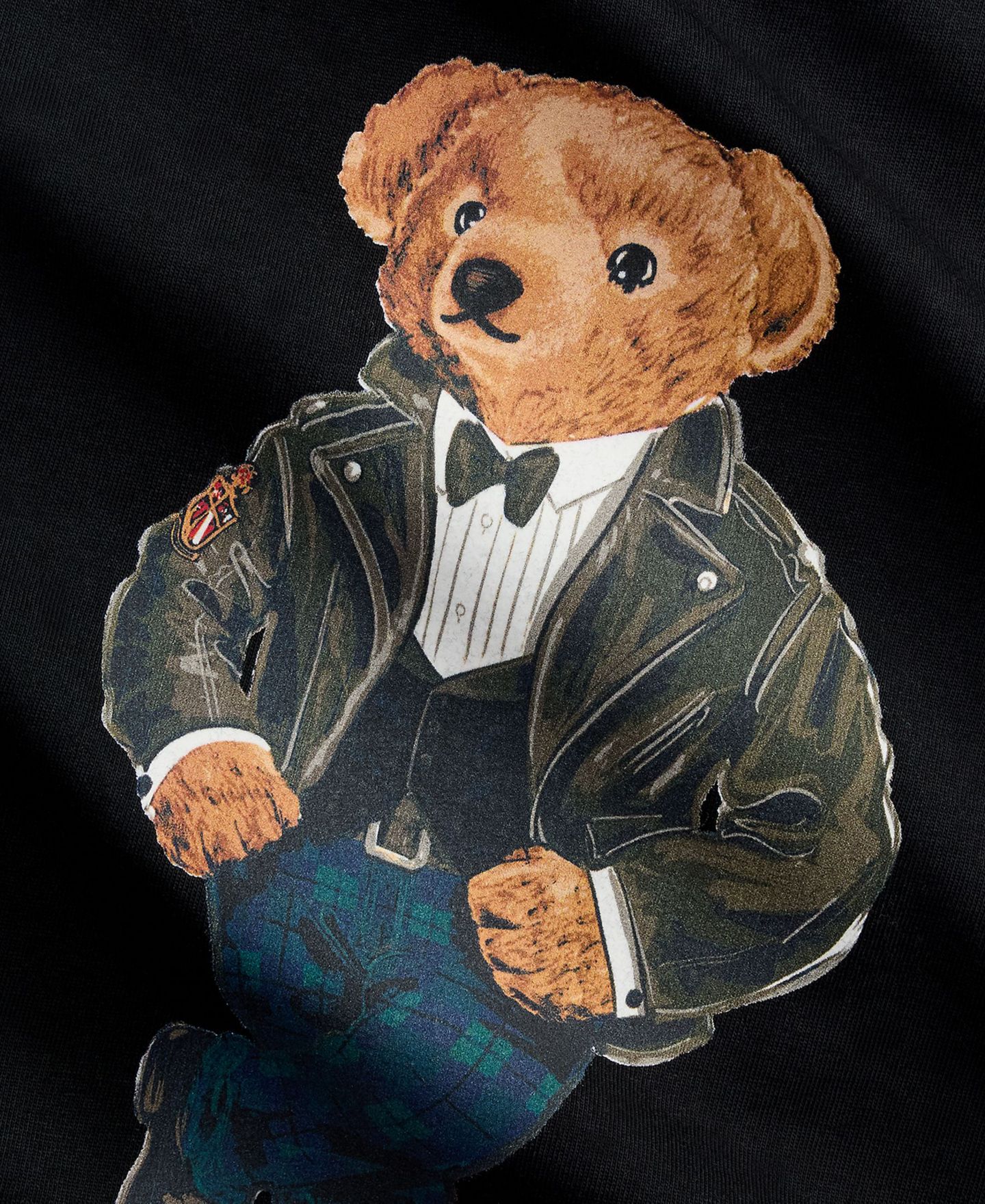Футболка Polo Ralph Lauren Polo Bear Graphic T-Shirt для мальчиков, цвет: Чёрный — фото 3