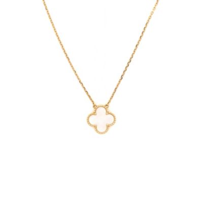 Pre-Owned Van Cleef and Arpels Pre-Owned Van Cleef and Arpels Vintage Alhambra Pendant Necklace