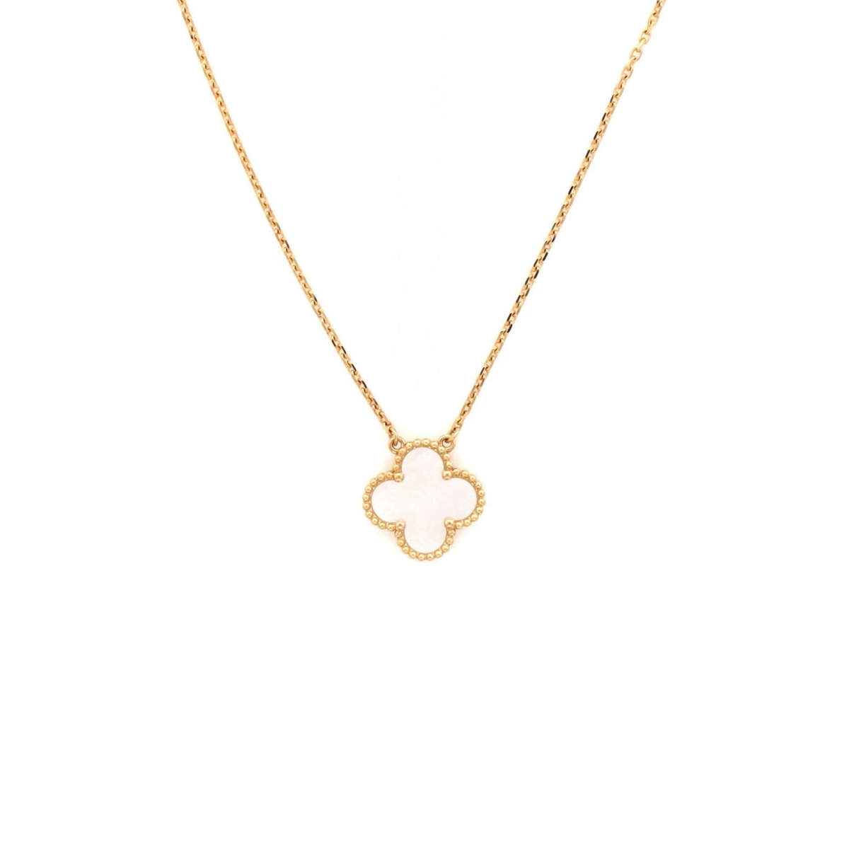 Pre-Owned Van Cleef and Arpels Vintage Alhambra Pendant Necklace - 18k yellow gold