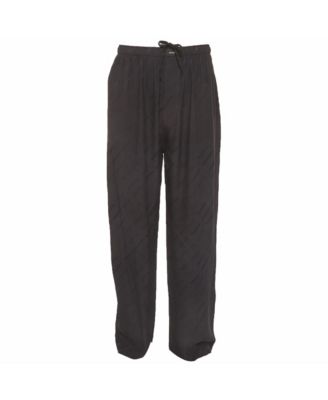 Men's Logo Jacquard Silk Trousers