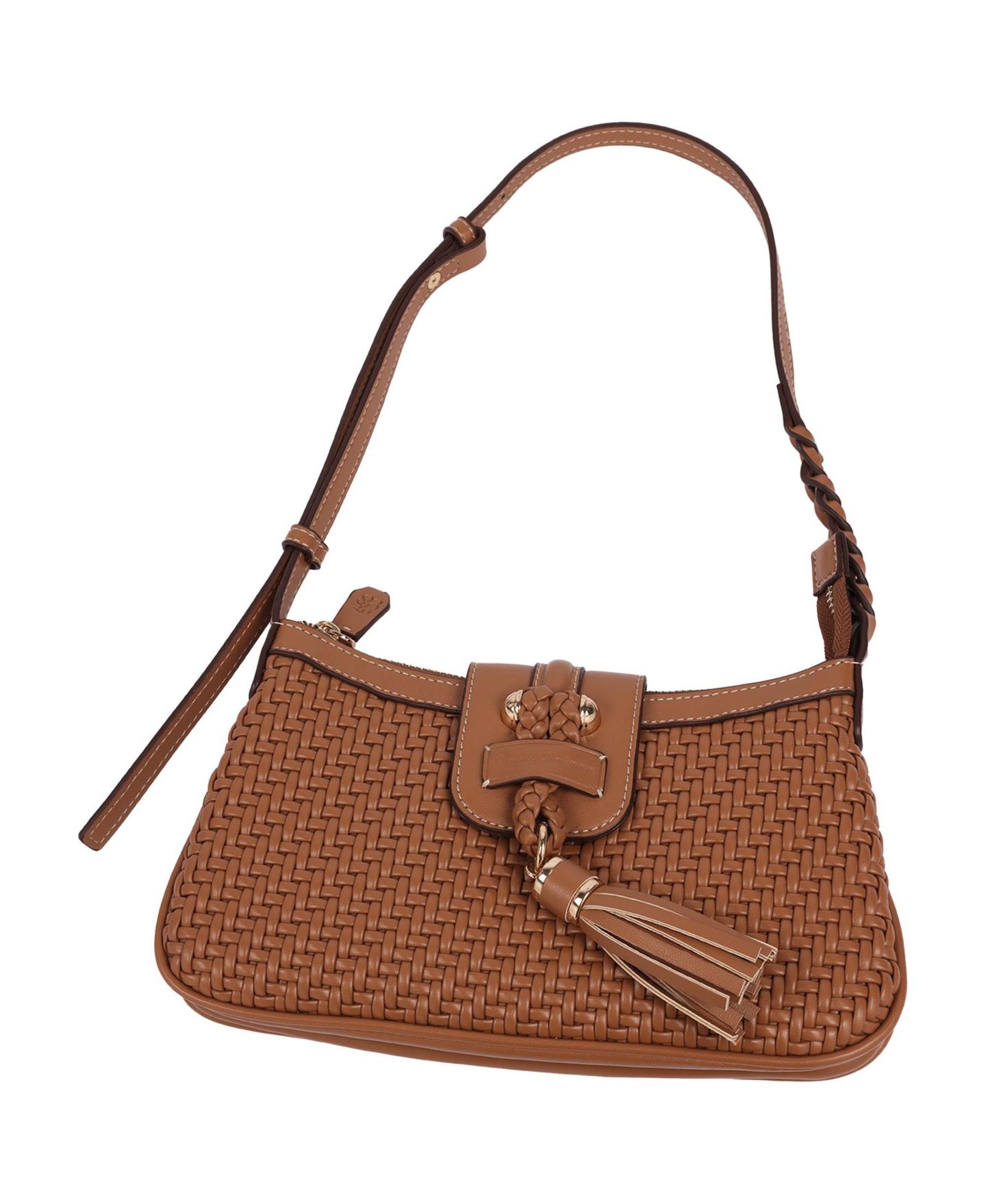 Женская сумка Tommy Bahama Tassel Tab Woven Shoulder, цвет: Nutmeg — фото 7