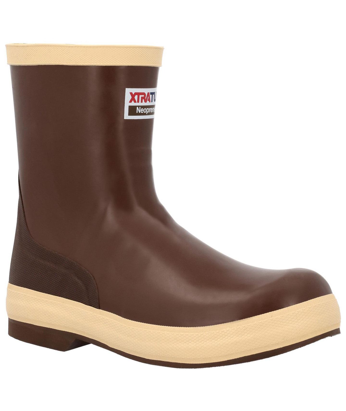 Мужские ботинки XTRATUF Legacy Mid-Calf Waterproof Round-Toe, цвет: Коричневый — фото 1