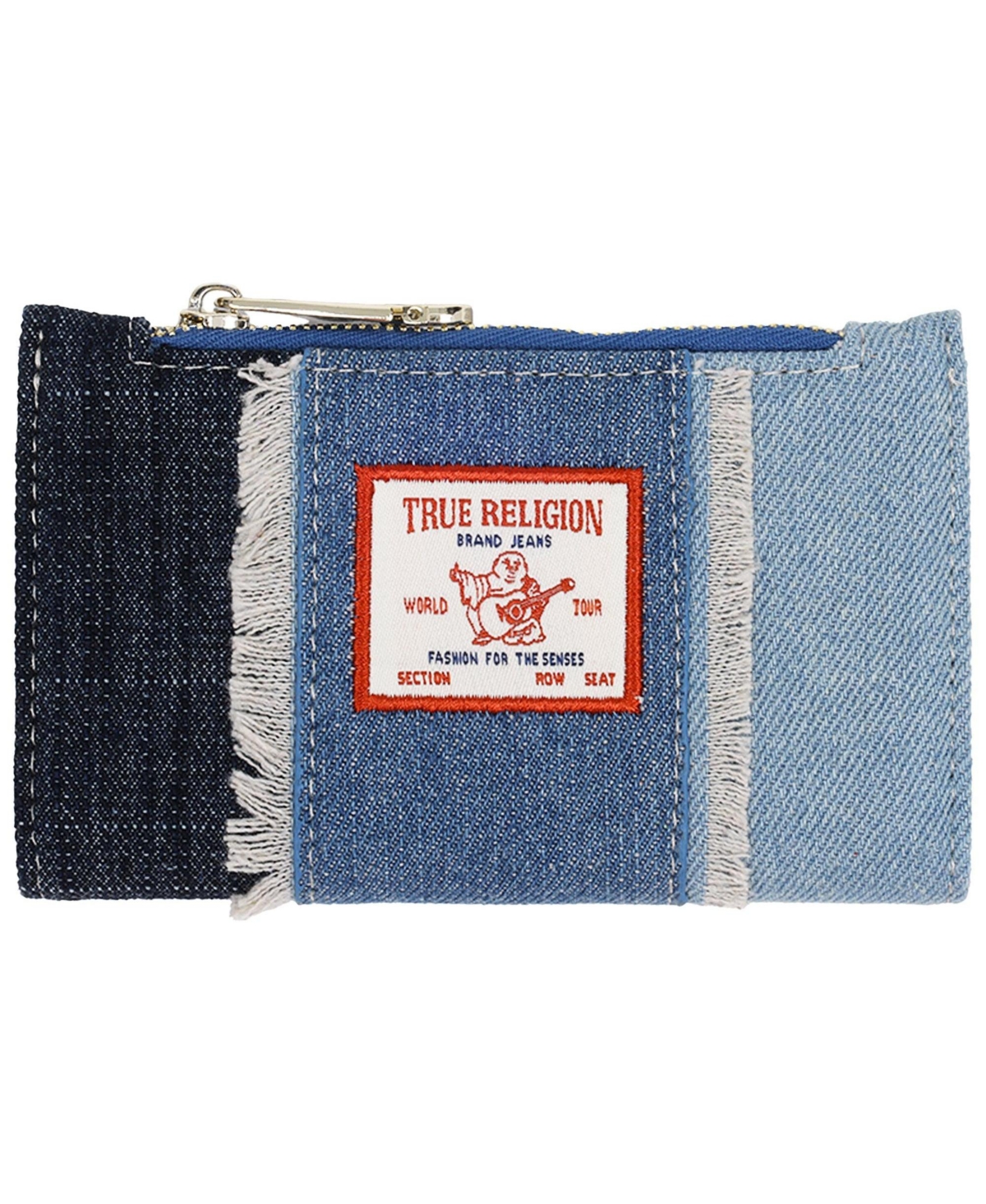 True Religion Colin Highbridge Patchwork Denim Mini Wallet