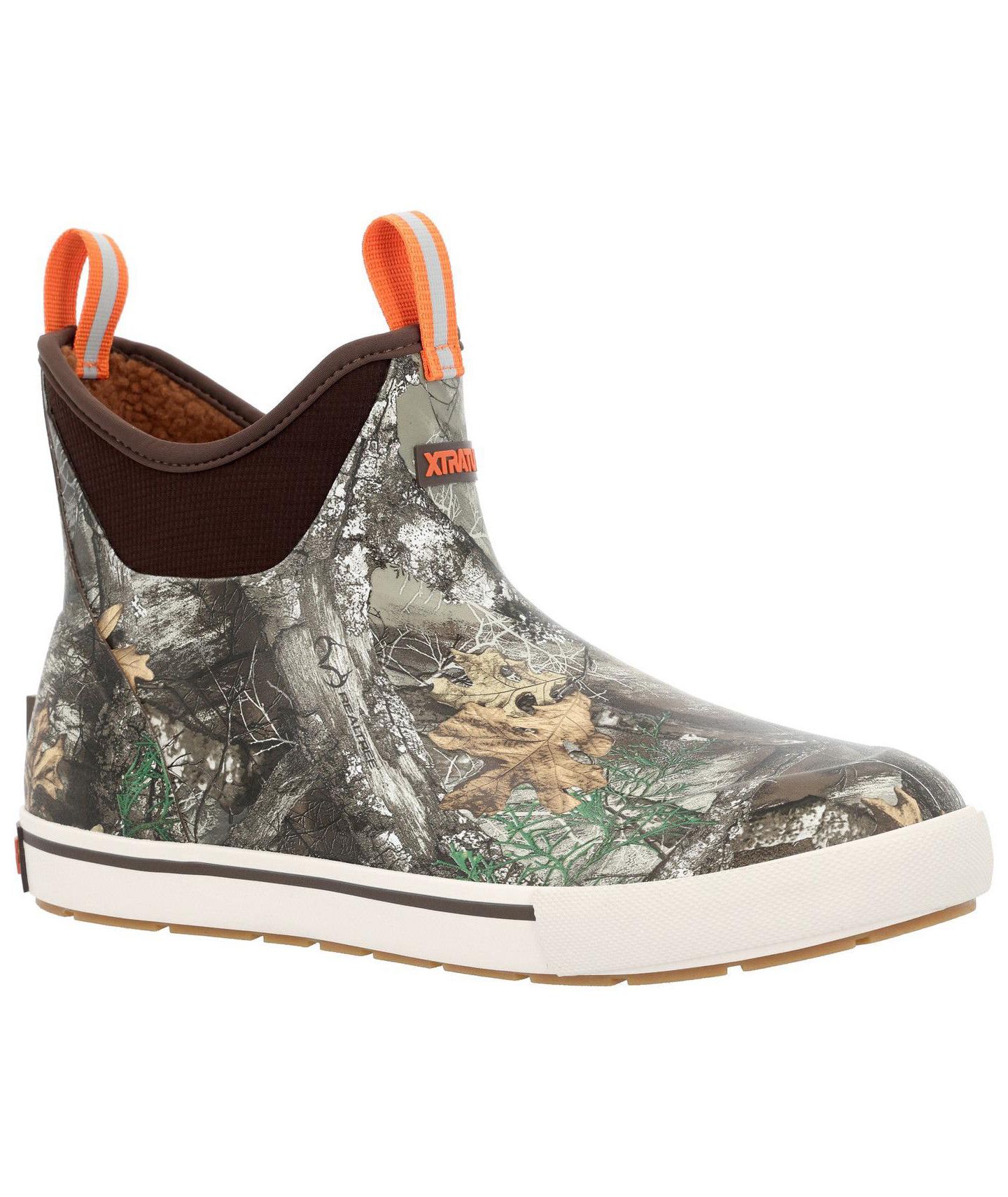 Мужские ботинки XTRATUF Outdoors Faux Shearling Lining Ankle Deck, цвет: Realtree Edge — фото 1