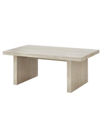 Cavira Modern Faux Marble Living Room Coffee Table