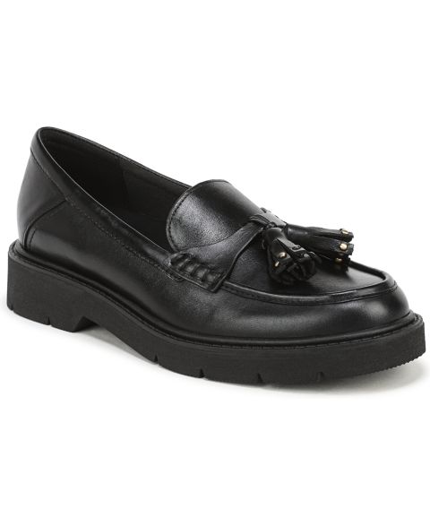 Женские туфли Naturalizer Taya Tassel Lug Sole, цвет: Чёрный кожаный