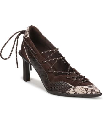 Women's Zyra Pointed-Toe Lace-Up Pumps