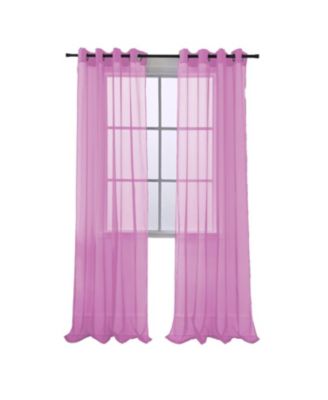 Cara Grommet Curtain Panel For Windows 54Inch x 84Inch