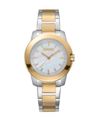 Women's Quartz Park Ave Midi Two-Tone Stainless Steel Bracelet Watch, 32mm