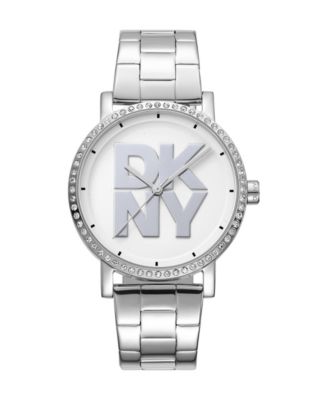 Women's Quartz Soho Logo Silver Stainless Steel Bracelet Watch, 36mm