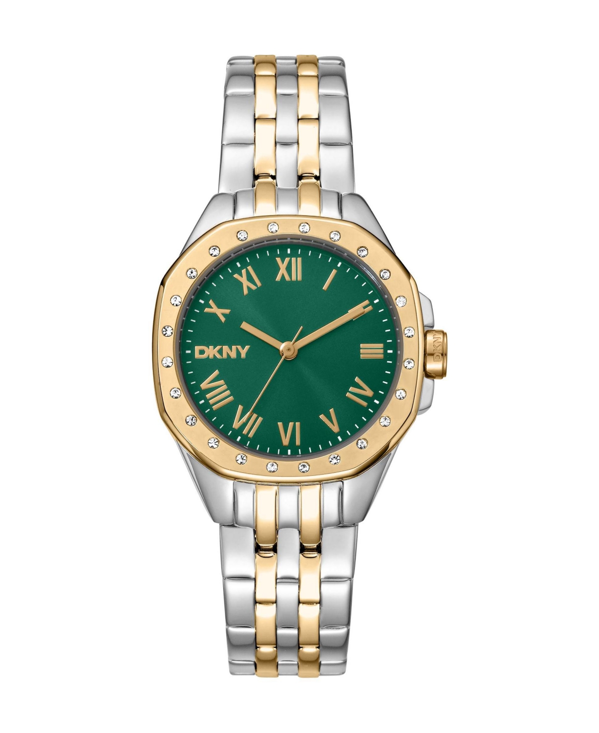 Dkny Women's Quartz Brooklyn Mini Two-Tone Stainless Steel Bracelet Watch, 30mm