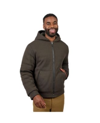 Men's Chayote Reversible Hooded Cable Fleece Jacket