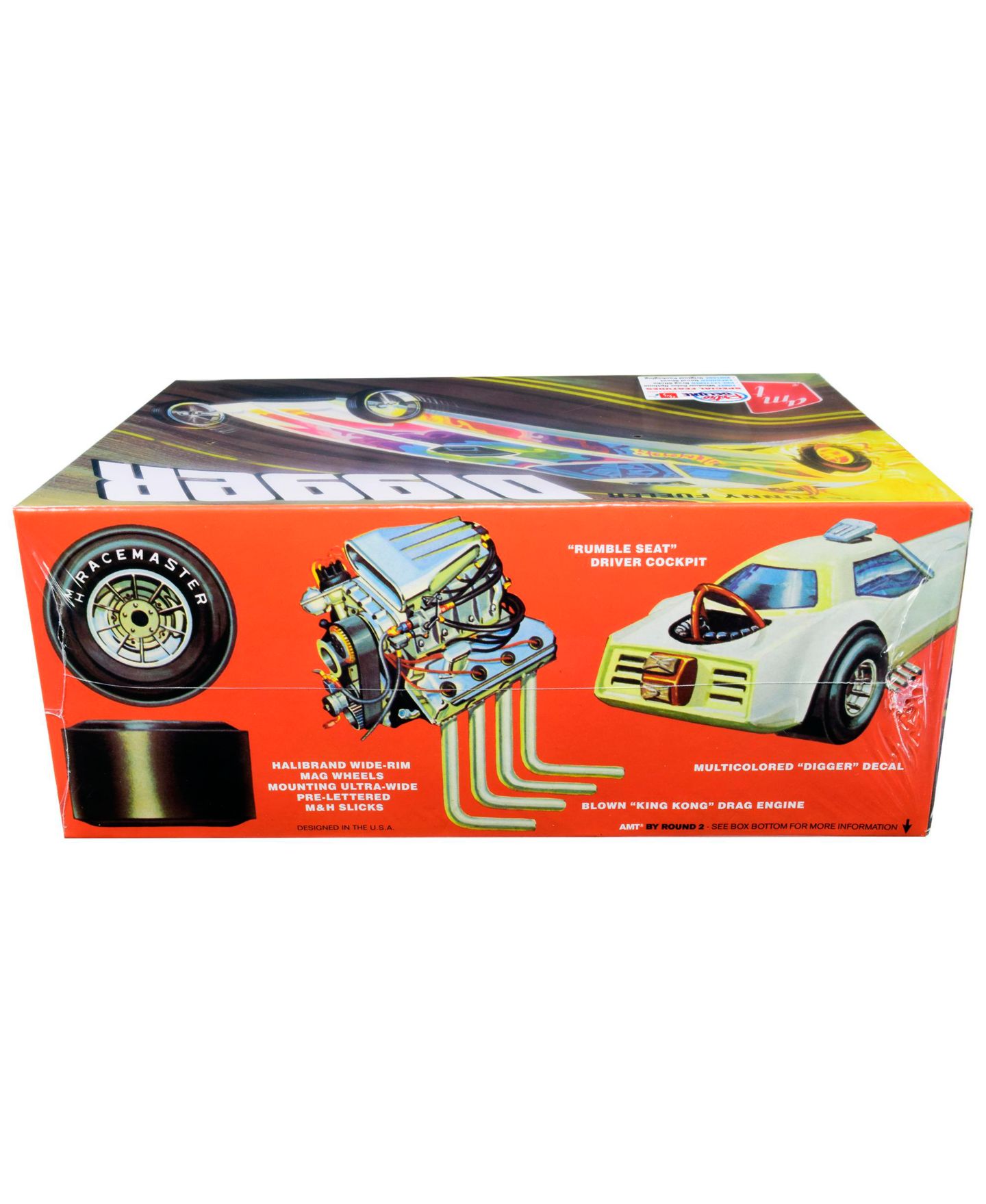 Детские конструкторы AMT Digger Dragster Funny Fueler 1/25 Scale Model Kit, Ages 14 & Up — фото 3