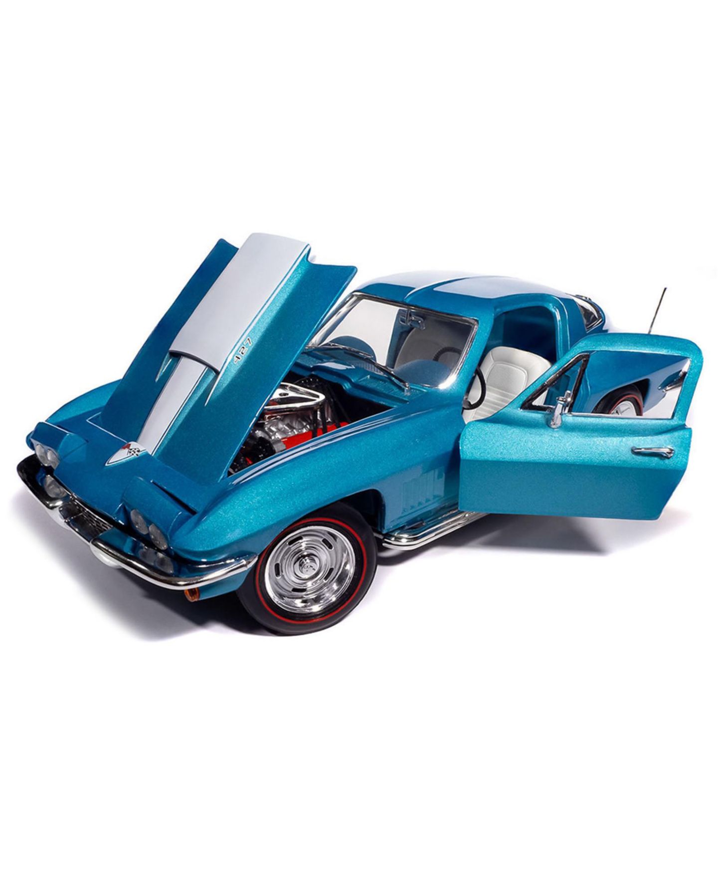 Детская игрушка Auto World 1/18 Scale American Muscle 1967 Chevrolet Corvette Stingray Limited-Edition Diecast Model Car — фото 2
