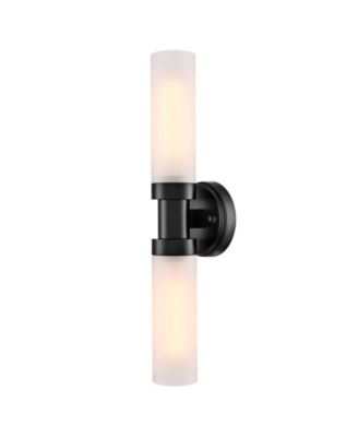 Modern all Sconce with Frosted Glass Tube Bathroom Light Fixtures