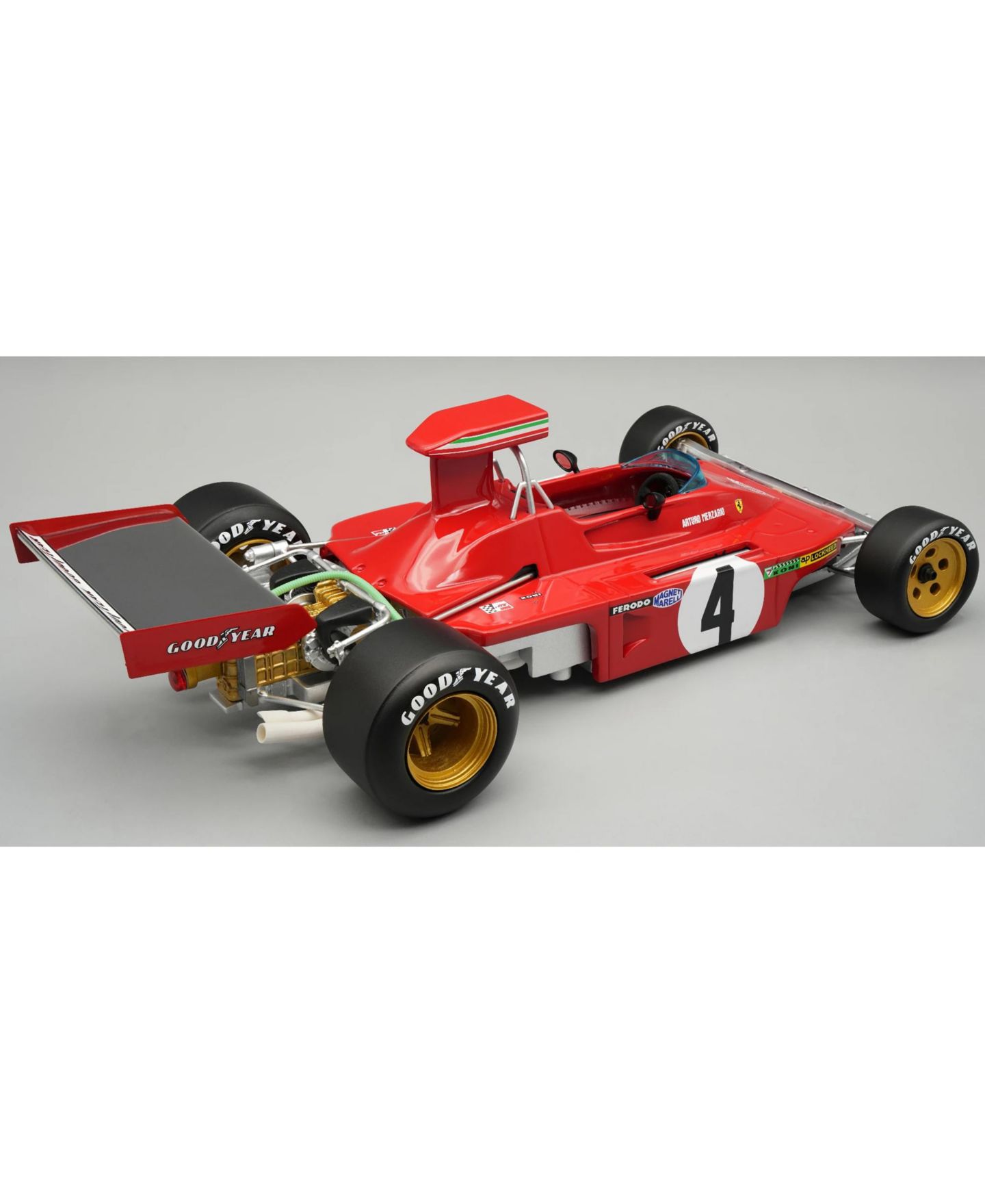 Детская игрушка Tecnomodel 1/18 Scale Ferrari 312B3-73 #4 F1 "Canadian GP" (1973) Mythos Series with Display Case Model Car — фото 2