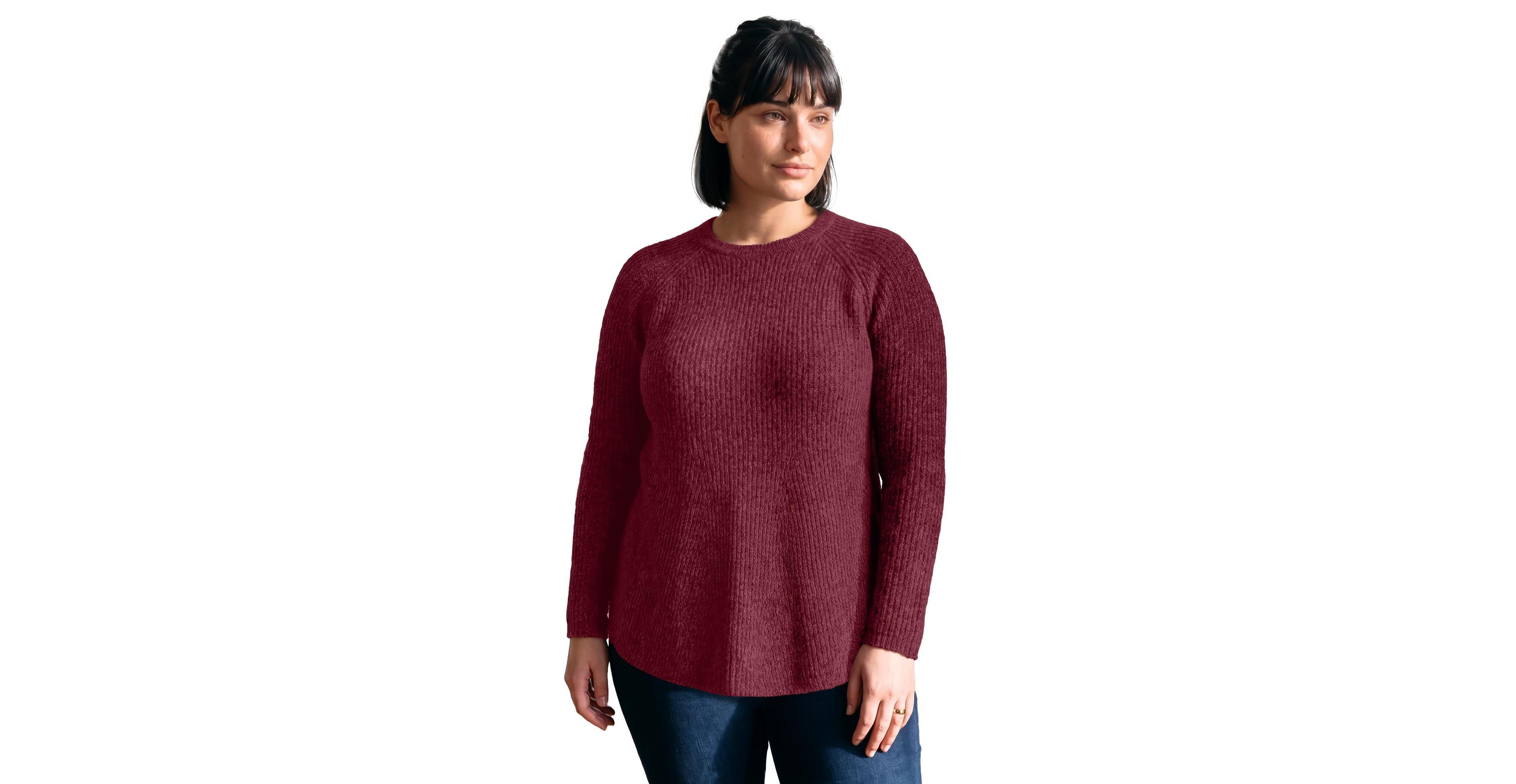 Avenue Women's Tia Curved Hem Tunic Sweater