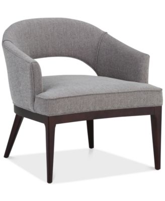 Simpli Home - Gadlin Mid Century Tub Chair, Direct Ship