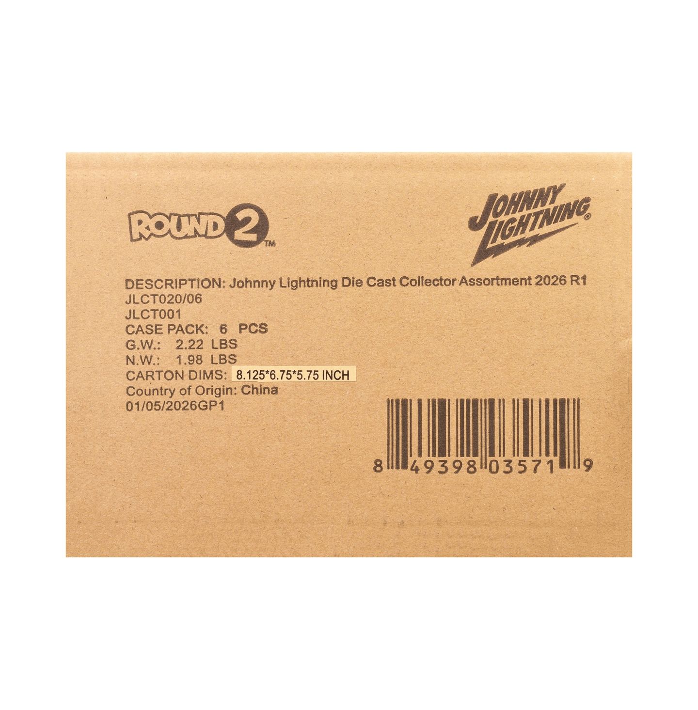 Детские игрушки Johnny Lightning 1/64 Scale Pro Collector Limited Edition Set of 6 Die-Cast Cars — фото 9