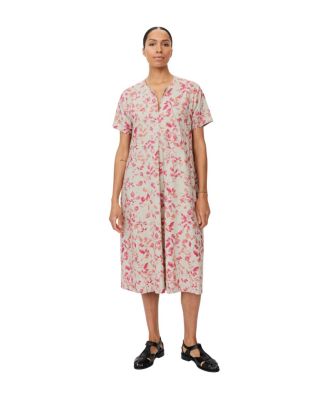 Women's MaNipani Floral-Print Midi V-Neck Dress