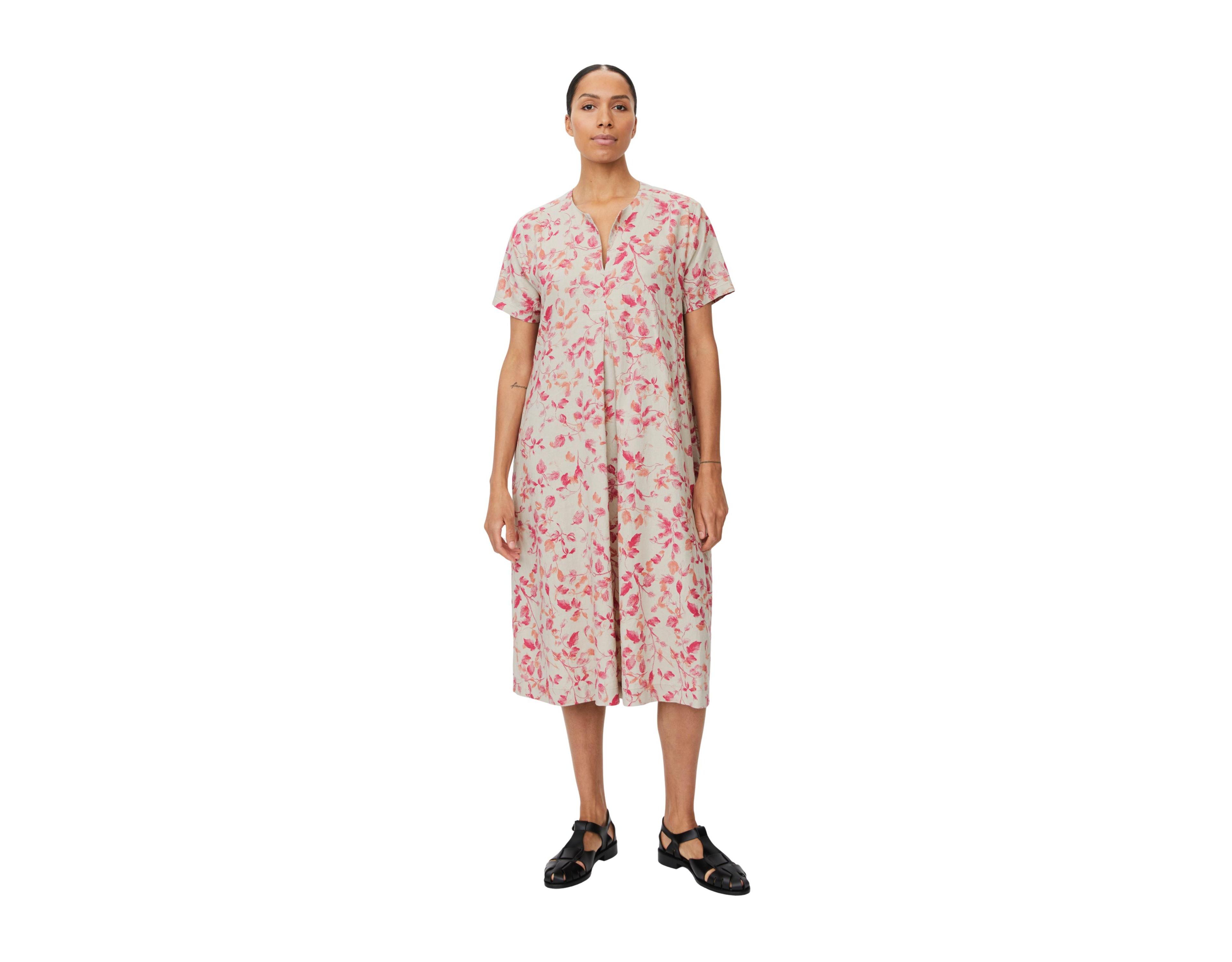 Masai Copenhagen Women's MaNipani Floral-Print Midi V-Neck Dress