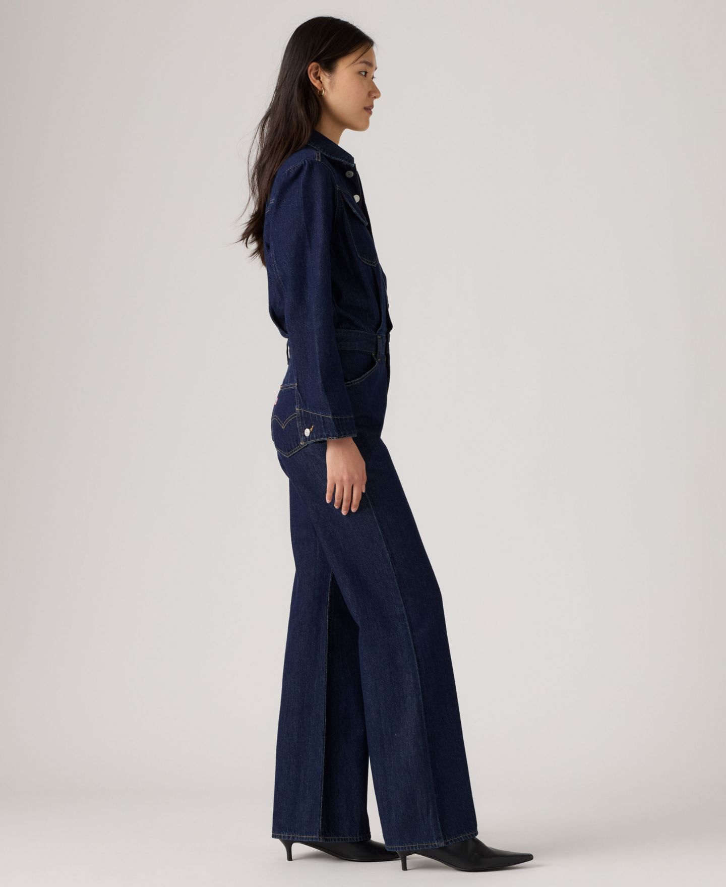Женский комбинезон Levi's Western Long Sleeve Jumpsuit, цвет: Reign Of T — фото 3