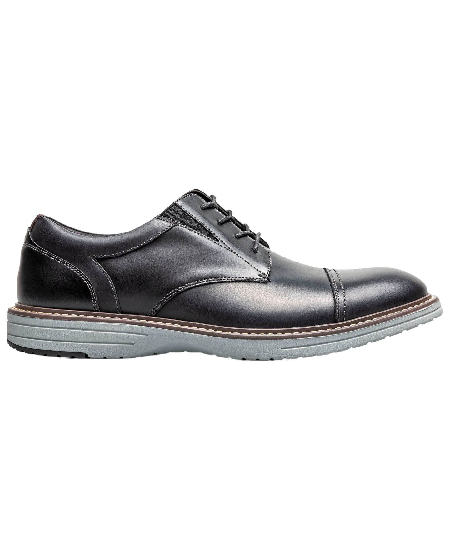 Nunn Bush Men's Griff Leather Cap-Toe Oxford, цвет: Чёрный разноцветный — фото 2